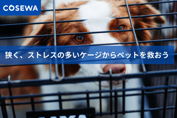 Cosewa、「狭く、ストレスの多いケージからペットを救う」クラウドファンディングを開始！のメイン画像
