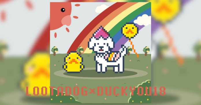 LOOTaDOGとDuckYou18によるブランドコラボレーションキャンペーンを開催！期間限定で入手可能なDOG NFTの着せ替えアイテムがご入手いただけますのメイン画像