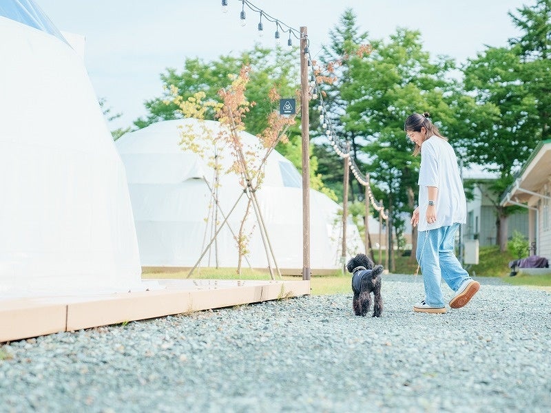 【山形】愛犬と自然を楽しむグランピング体験！村山市の体験型グランピング施設yamagata glamが「わんちゃんといっしょに楽しめる非日常グランピング体験プラン」をリリース。のサブ画像2