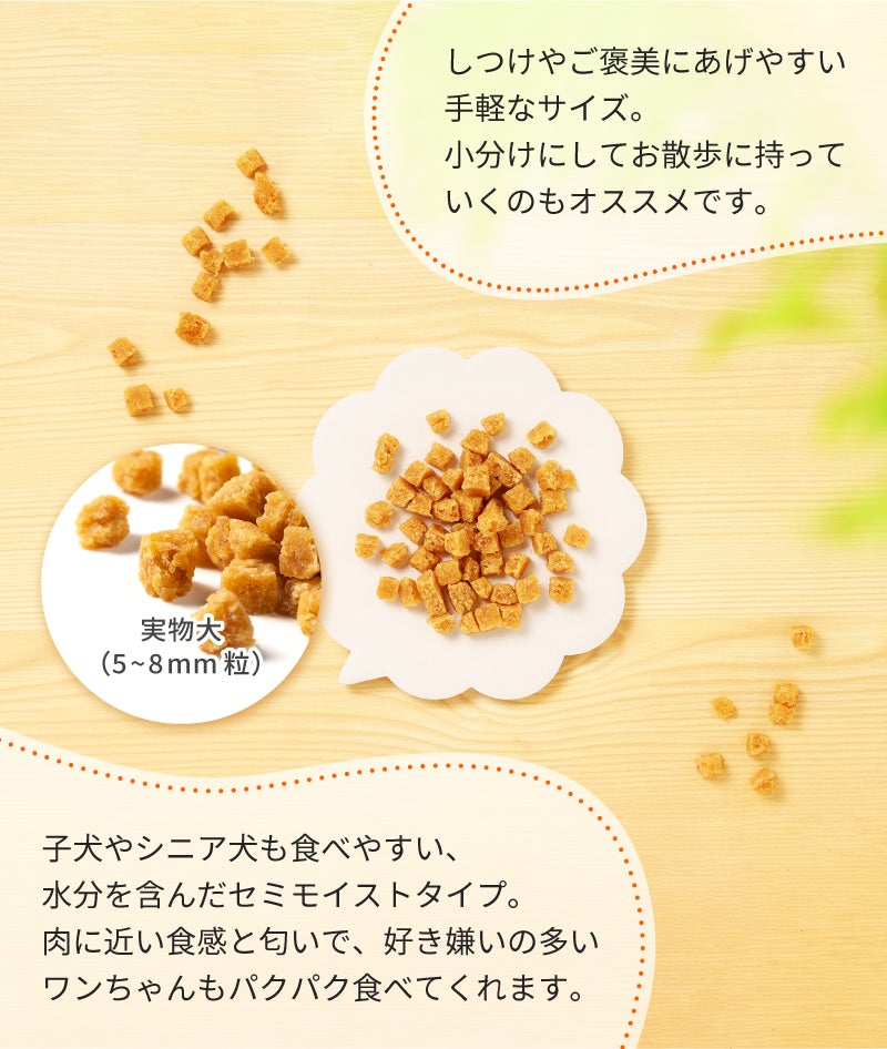 【Makuakeにて目標７００％達成！】愛犬用エイジングケアおやつ『OIDE』　“必ず全員！”もらえるInstagramシェアキャンペーン開催中のサブ画像3