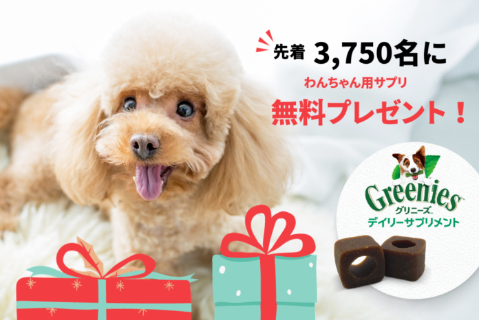 【期間限定】Perrole×グリニーズ™　先着3,750名様にプレゼントキャンペーンを実施のメイン画像