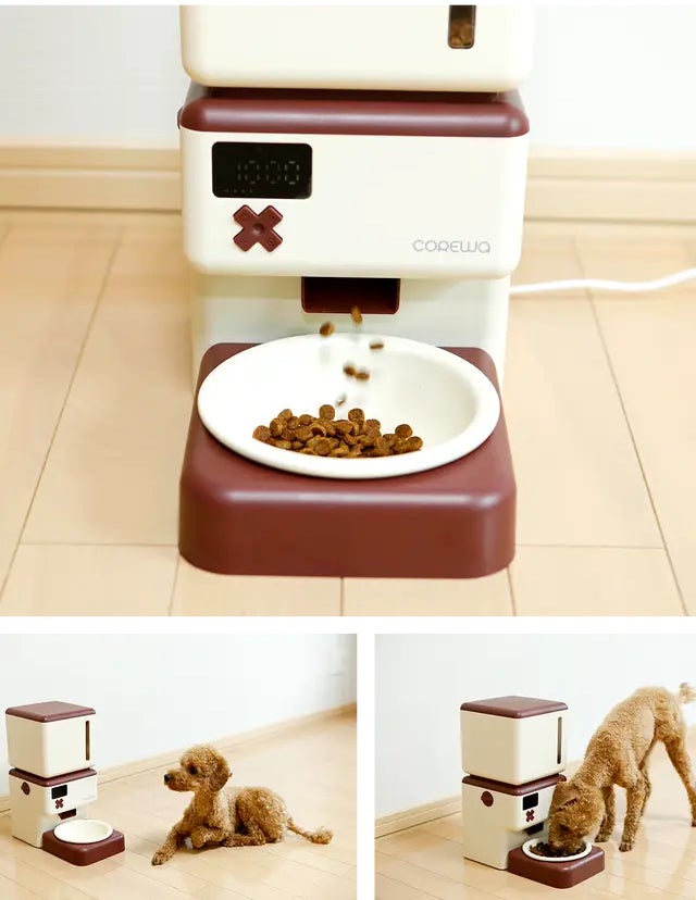 まるでゲームの世界観！COREWA EASY PET レトロ風犬猫用自動給餌器のサブ画像12
