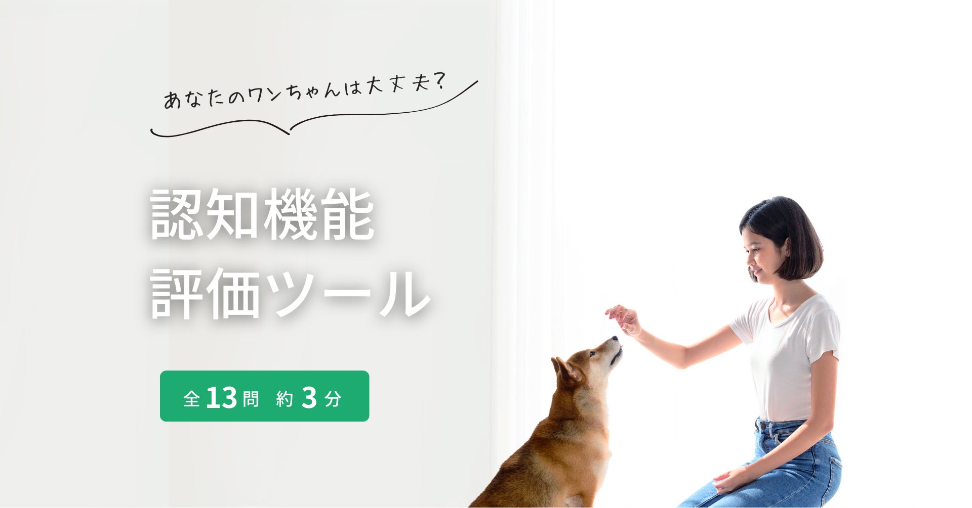 新サービス公開！犬の健康寿命延伸に取り組むトライザ株式会社が、犬の『認知機能評価テスト』を公開のサブ画像1
