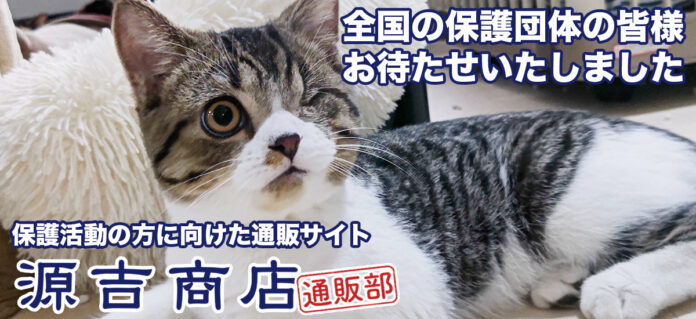 ペットフードロスを解消し、全国の犬猫保護活動につなぐシステム「源吉商店通販部」オープン！のメイン画像