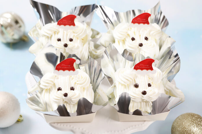 【クリスマスを彩る12月限定ケーキ！】サンタ×犬をモチーフにした動物スイーツ『サンタシャンティちゃん』、2日間限定のおひとりさまにもぴったりの『クリスマスツリーケーキ』が新発売のメイン画像
