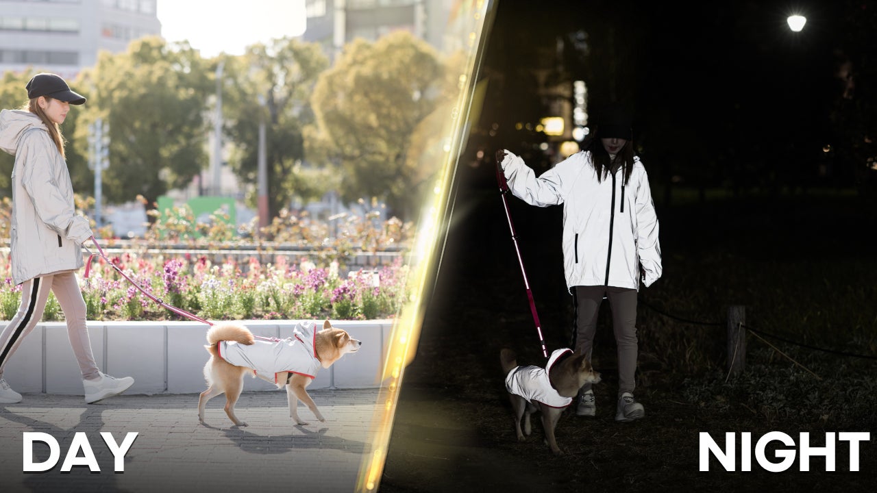 夜道の危険からピカッと光って愛犬を守る、飼い主も一緒に守る！犬用反射ジャケット【ピカジャケ for dags】 が11月10日よりクラウドファンディング CAMPFIRE に登場！のサブ画像14