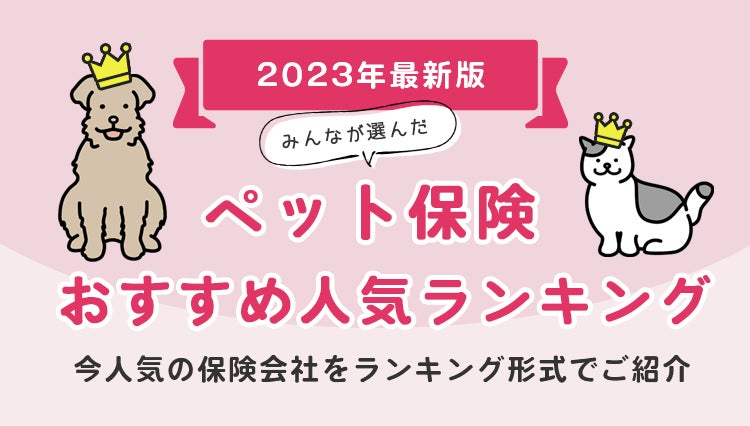 【ペット保険 人気ランキング】2023年11月最新版を発表！｜ペット保険STATIONのサブ画像1