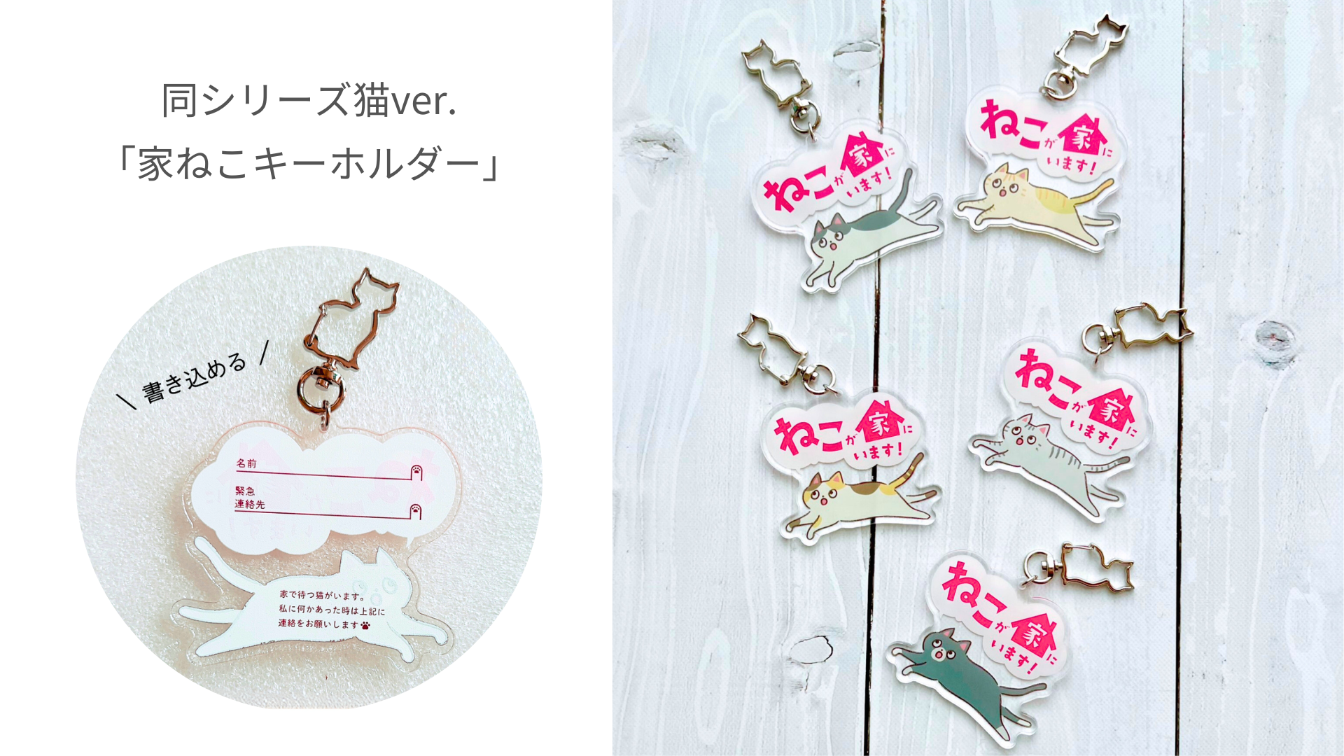 デザフェスで人気！ペット防災キーホルダーが6月6日よりついに一般販売開始。愛犬の存在をかわいく周知できるグッズのサブ画像5