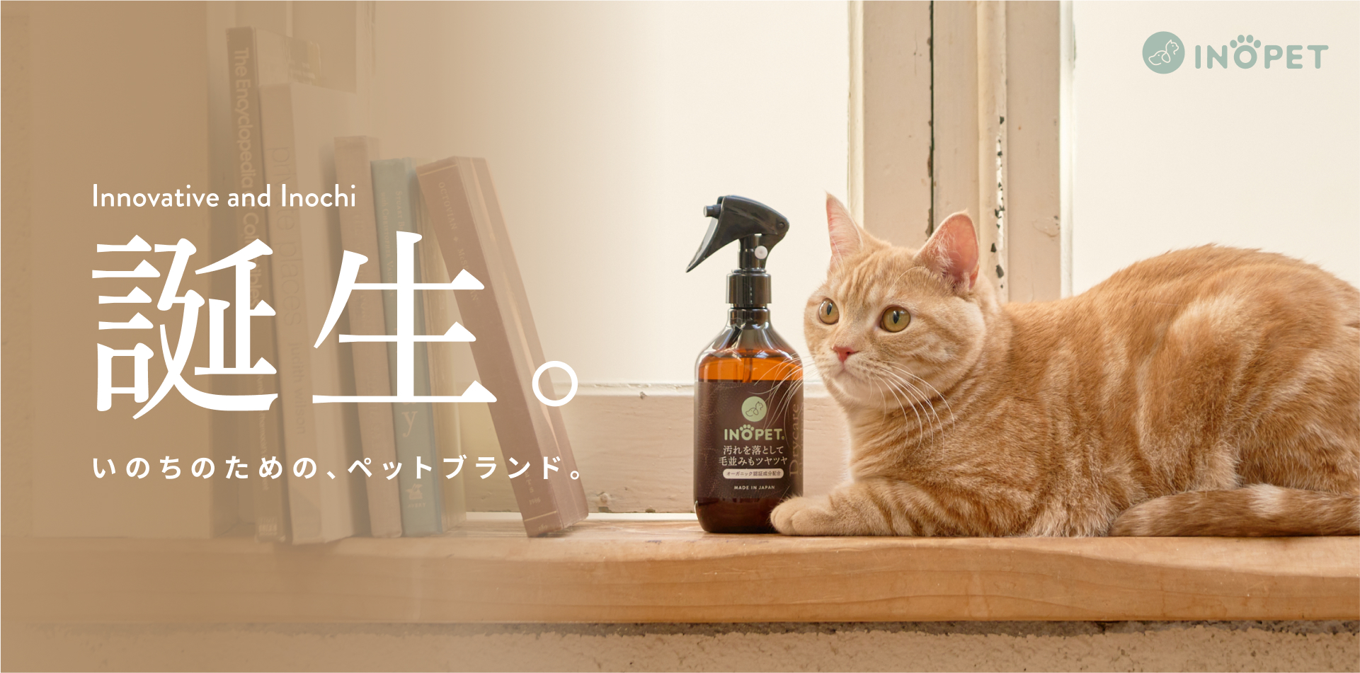 【INOPET】お水を使わず簡単に被毛ケア「Drycare Shampoo／ドライケア シャンプー」を新発売のサブ画像1
