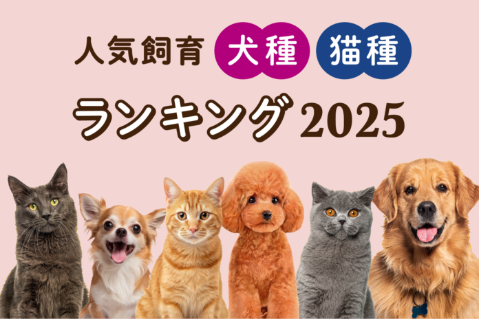 「人気飼育犬種・猫種ランキング2025年版」発表！のメイン画像