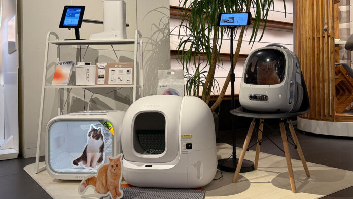 世界で100万台以上を販売するグローバルペット家電ブランド PETKIT（ペットキット）が、アプリで管理できる最新のペット家電を一堂に集めた、触って試せる展示を蔦屋家電＋にて開始します。のメイン画像
